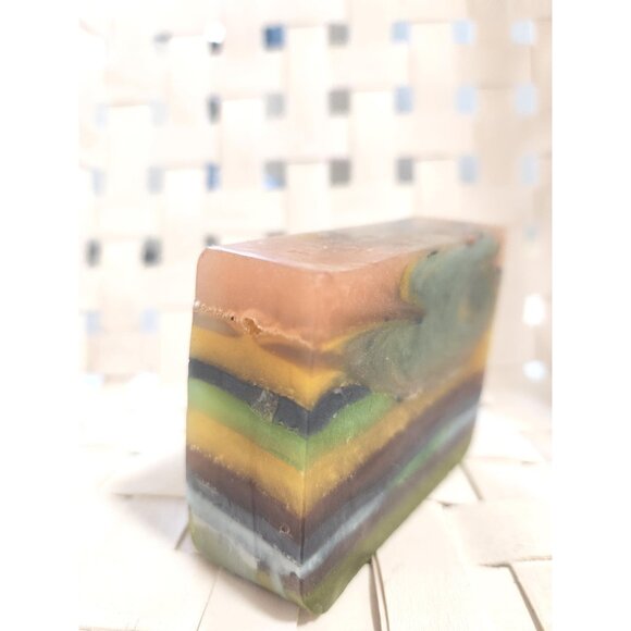 Handmade Glycerine Art Soap: Eucalyptus Scent, Decorative Patterns - Picture 7 of 10